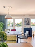 Wohnzimmer - Ferienhaus Seeperle Traumblick 7a - Top-Hundeurlaub