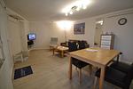 Wohnzimmer - Wohnung Sandbank - Top-Hundeurlaub