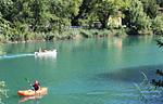 der Fluss Mera mit Verbindung zum Mezzola See - Moretta - Top-Hundeurlaub