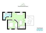 Grundriss der Ferienwohnung - Vela Panorama - Top-Hundeurlaub