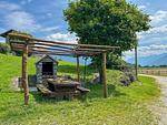 seperater Grillbereich mit gemauertem Steingrill - Margherita - Top-Hundeurlaub