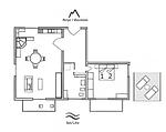 Grundriss - Ferienwohnung am See - Top-Hundeurlaub