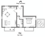 Grundriss - Ferienwohnung am See - Top-Hundeurlaub