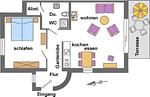 Grundriss - Arkona - Top-Hundeurlaub