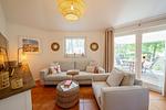 Wohnzimmer - Haus: strandnah, Terrasse - Top-Hundeurlaub