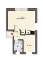 Grundriss - Hannos Huus - Top-Hundeurlaub
