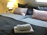 Schlafzimmer - Blue Lounge Ferienhaus - Top-Hundeurlaub