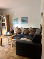 Wohnzimmer - Lüttje Krabbe Ferienhaus - Top-Hundeurlaub