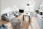 Wohnzimmer - Quartier M12 - Top-Hundeurlaub