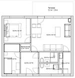 Grundriss - Ferienhaus Albatros - Top-Hundeurlaub