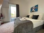 Bett - Kuh Blick Ferienhaus Sehestedt - Top-Hundeurlaub
