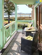 Terrasse - Zeesenhaus - Ferienwohnung 3 - Top-Hundeurlaub