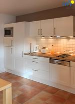 Küche / Küchenzeile - Zeesenhaus - Ferienwohnung 3 - Top-Hundeurlaub