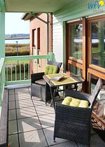 Terrasse - Zeesenhaus - Ferienwohnung 3 - Top-Hundeurlaub