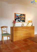 Wohnzimmer - Zeesenhaus - Ferienwohnung 3 - Top-Hundeurlaub