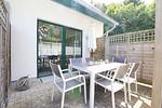 Terrasse mit Sitzecke - Wohnung 15 - Top-Hundeurlaub