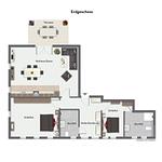 Grundriss - Wohnung 15 - Top-Hundeurlaub