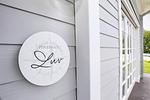 Eingangsschild - Ferienwohnung Luv - Top-Hundeurlaub