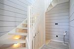Blick zur Treppe ins Dachgeschoss - Ferienwohnung Luv - Top-Hundeurlaub