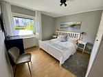 Schlafzimmer - Fewo Strandkörbchen - Top-Hundeurlaub