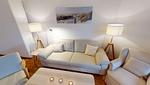 Wohnzimmer - App. 43 "Woodwhite" - Top-Hundeurlaub