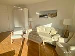 Wohnzimmer - App. 43 "Woodwhite" - Top-Hundeurlaub