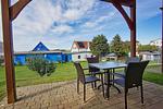 Terrasse - FeWo1:Terrasse,Sauna,Schwimmbad - Top-Hundeurlaub