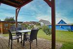 Terrasse - FeWo1:Terrasse,Sauna,Schwimmbad - Top-Hundeurlaub