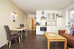Küche / Küchenzeile - FeWo1:Terrasse,Sauna,Schwimmbad - Top-Hundeurlaub