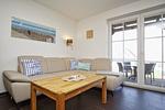 Wohnzimmer - FeWo2:Terrasse,Sauna,Schwimmbad - Top-Hundeurlaub