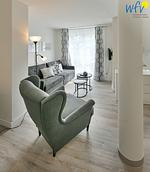 Wohnzimmer - Ferienwohnung 12a - Top-Hundeurlaub