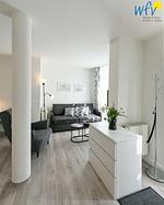 Wohnzimmer - Ferienwohnung 12a - Top-Hundeurlaub
