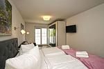 Schlafzimmer - FeWo10: Sauna; hafennah - Top-Hundeurlaub