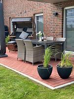 Terrasse - Grachtentied - Top-Hundeurlaub
