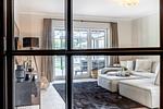 Wohnzimmer - Dünen Lodge - Top-Hundeurlaub
