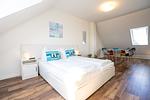 Schlafzimmer - Wohnung Meerjungfrau 1 - Top-Hundeurlaub