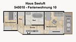 Grundriss - Ferienwohnung 10 - Top-Hundeurlaub