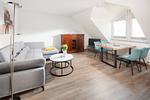 Wohnzimmer - Ferienwohnung Meersalz - Top-Hundeurlaub
