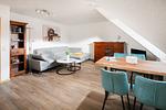 Wohnzimmer - Ferienwohnung Meersalz - Top-Hundeurlaub