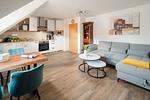 Küche / Küchenzeile - Ferienwohnung Meersalz - Top-Hundeurlaub