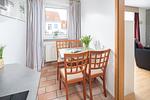 Küche / Küchenzeile - Ferienwohnung Strandflieder - Top-Hundeurlaub