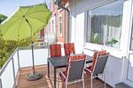 Balkon - Ferienwohnung Strandflieder - Top-Hundeurlaub