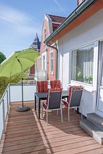 Balkon - Ferienwohnung Strandflieder - Top-Hundeurlaub
