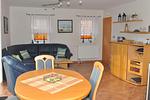 Wohnzimmer - Ferienhaus Villa Hildalbert - Top-Hundeurlaub