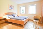 Schlafzimmer 1 Wohnung Schweinchen - Schweinchen - Top-Hundeurlaub