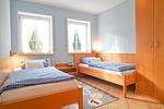 Schlafzimmer 2 Wohnung Schweinchen - Schweinchen - Top-Hundeurlaub