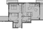 Grundriss - Haus 10, App. 20 "Strandglück" - Top-Hundeurlaub