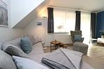 Wohnzimmer - Haus 10, App. 20 "Strandglück" - Top-Hundeurlaub