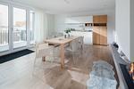 Küche / Küchenzeile - Penthouse NorderNice - Top-Hundeurlaub