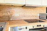 Küche mit Backofen - Wohnung 026EG - Top-Hundeurlaub